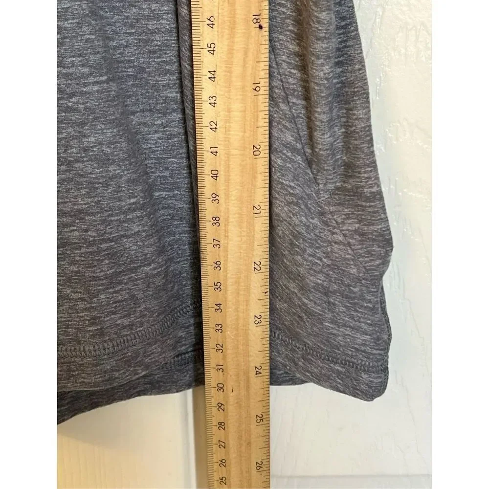 Lululemon Gray Race Your Pace Zip Long Sleeve Running Shirt Women’s Size 2